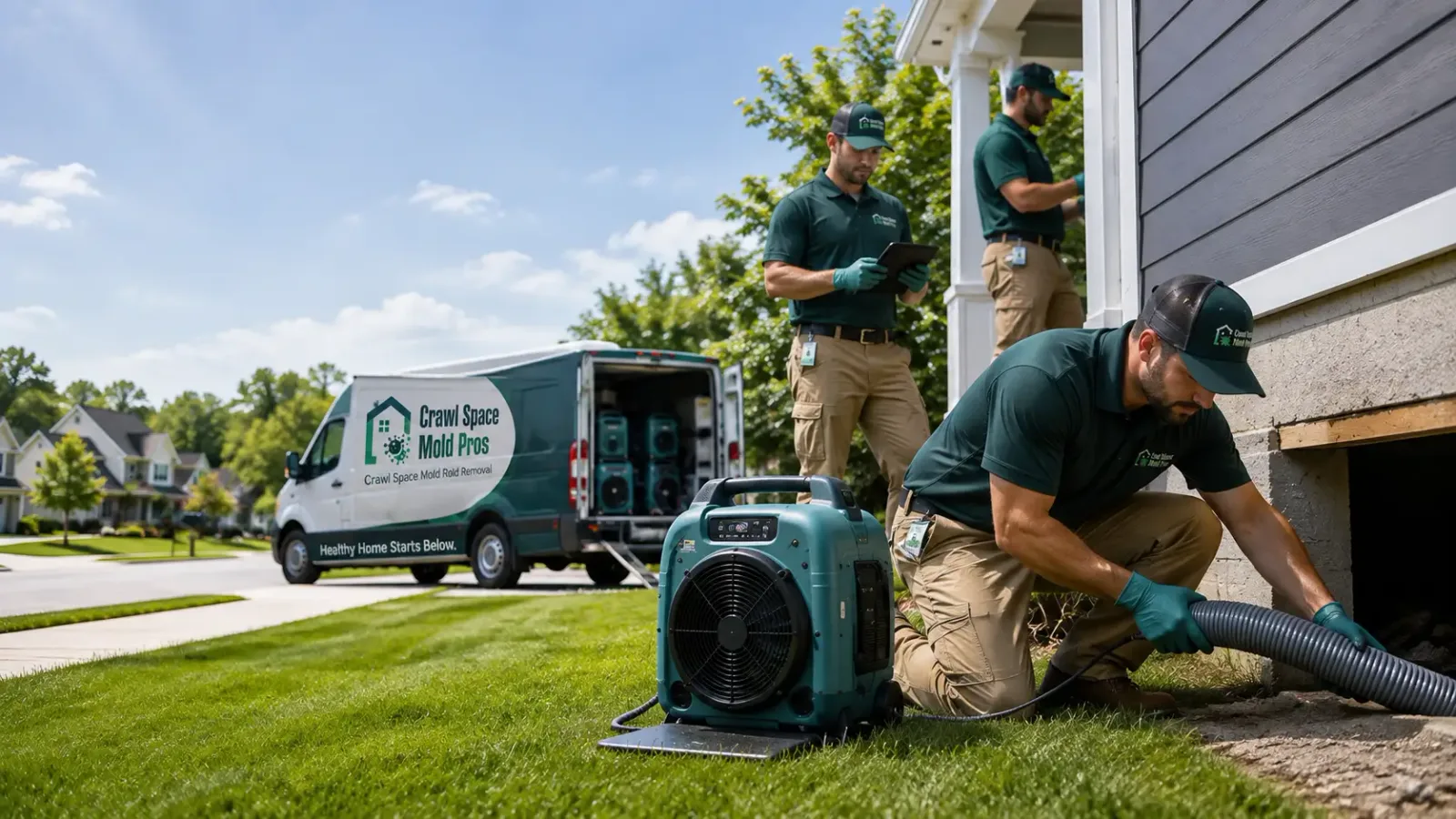 Crawl Space Mold Removal in Braddock, PA